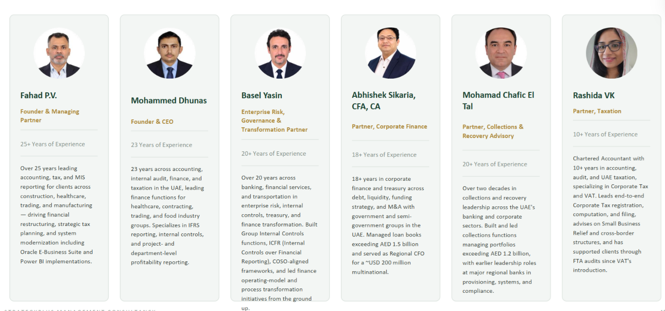 StrategyPlus Team Group Photo 1 - Leadership and Senior Accountants